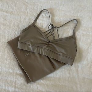 Alo Yoga Airlift Leggings and Sports Bra Set